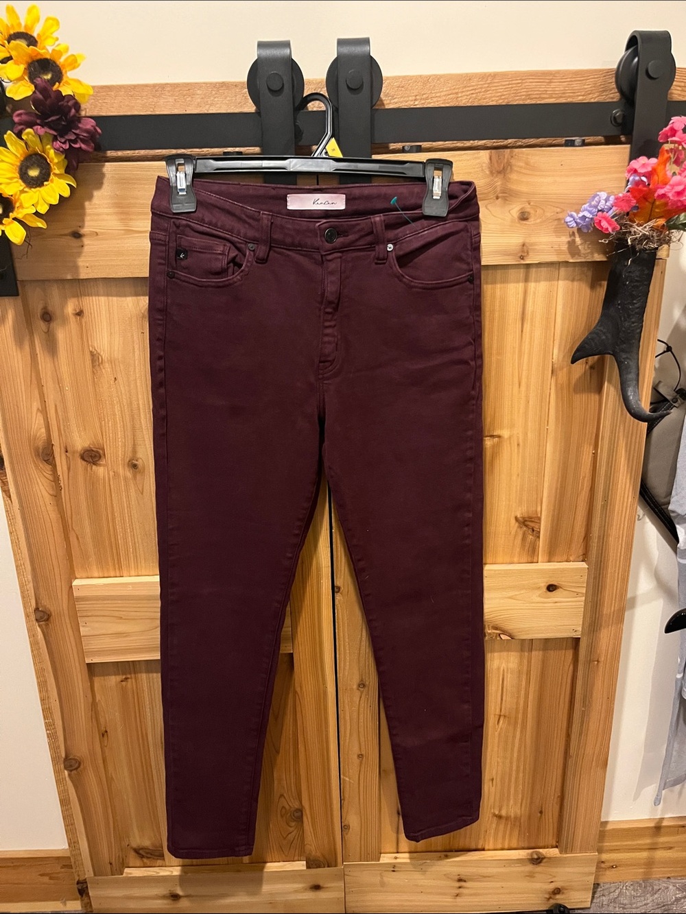 KanCan Wine High-Rise Skinny Jeans